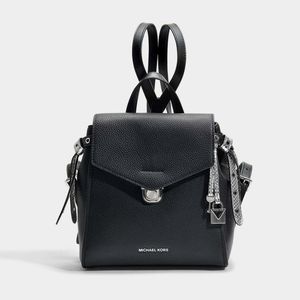 MICHAEL Michael Kors Bristol Small Leather Backpack Black